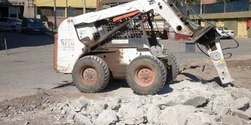 En la playa lateral del San Roque se está construyendo un hospital modular\u002E