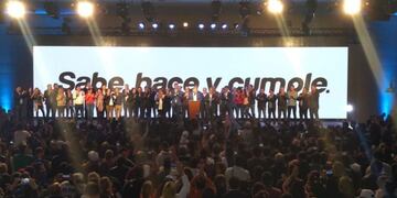 Juan Schiaretti Hacemos por Córdoba tras el triunfo\u002E