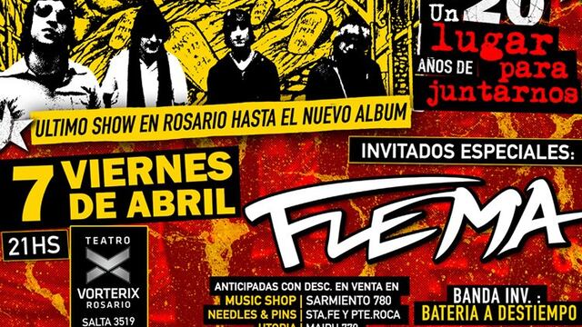 Bulldog llega a Rosario el 7 de abril