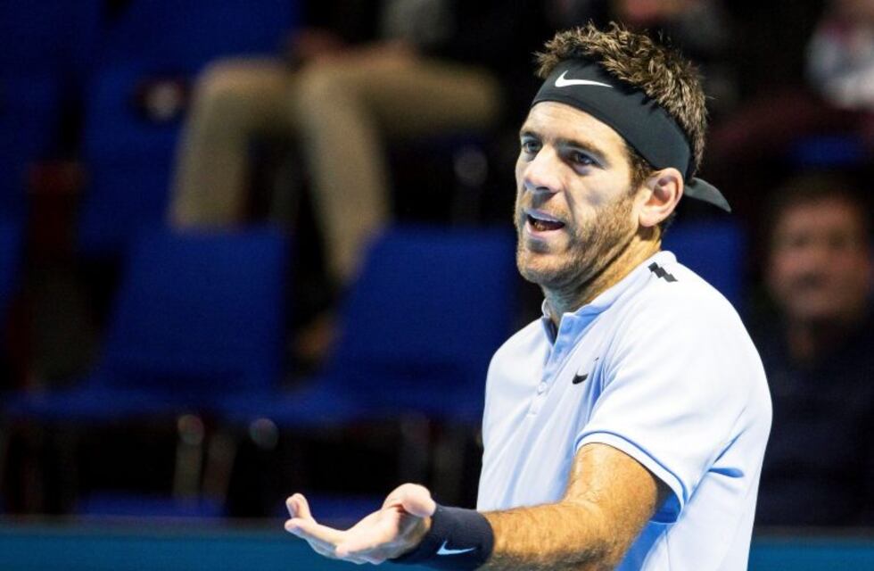 Del Potro se enojó con Bautista Agut por un pelotazo al cuerpo