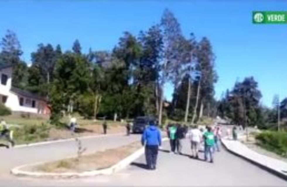 Así fue el cruce entre ATE y la custodia de Mauricio Macri en Traful