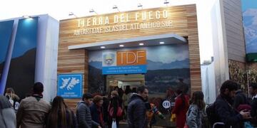 Stand Fueguino en la Expo Rural 2019