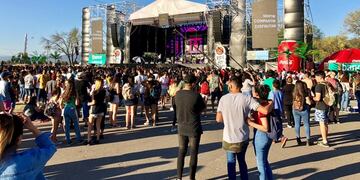 Costanera en Carlos Paz el día de la Primavera
