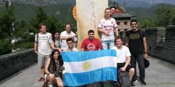 Estudiante cordobés se capacitó en China, como parte de un programa de Huawei que beca a talentos argentinos\u002E