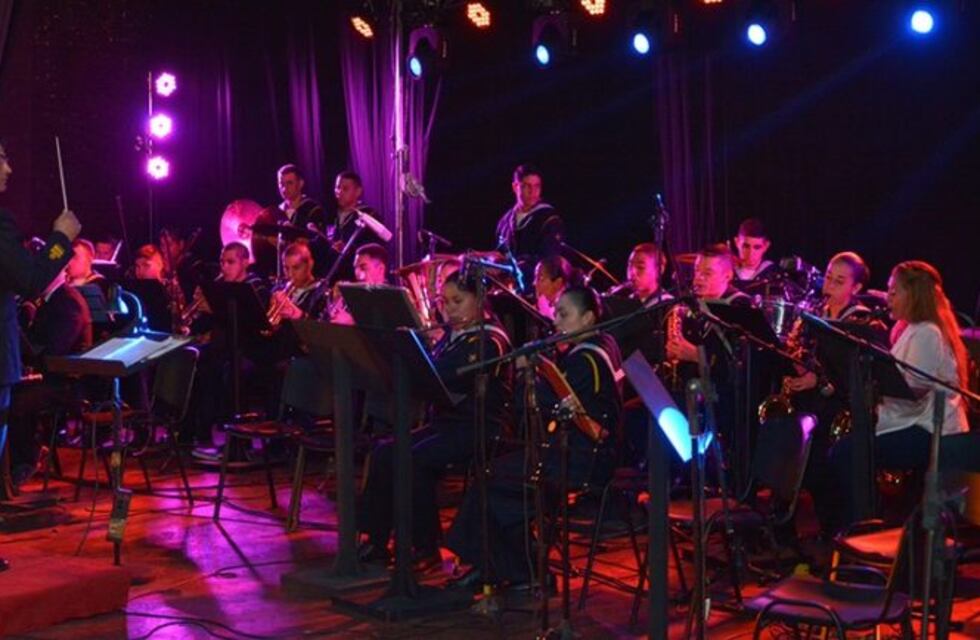 La banda de música de la Base Naval Puerto Belgrano realizará un concierto gratuito