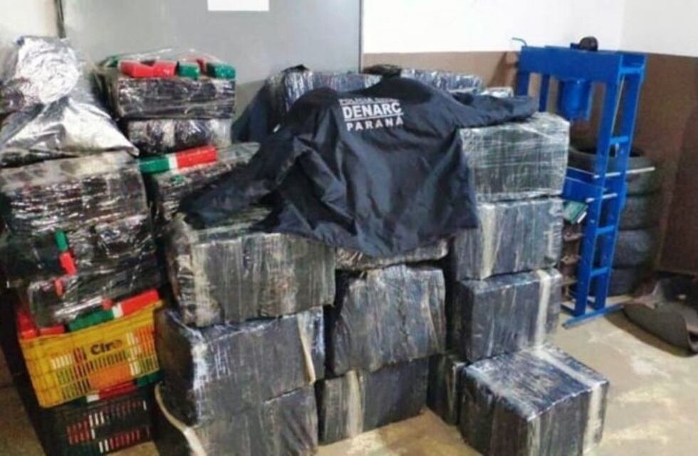 Incautaron casi dos toneladas de marihuana en Foz de Iguazú