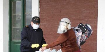 Entrega de mercadería Programa Alimentario Municipal