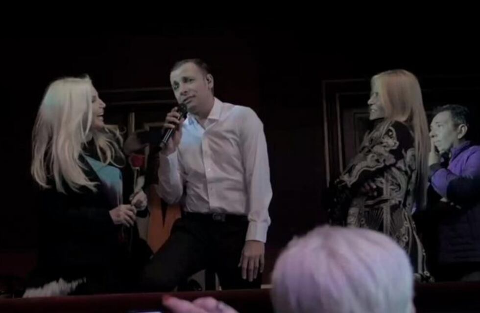 Martín Bossi le cantó al oído a Susana Giménez