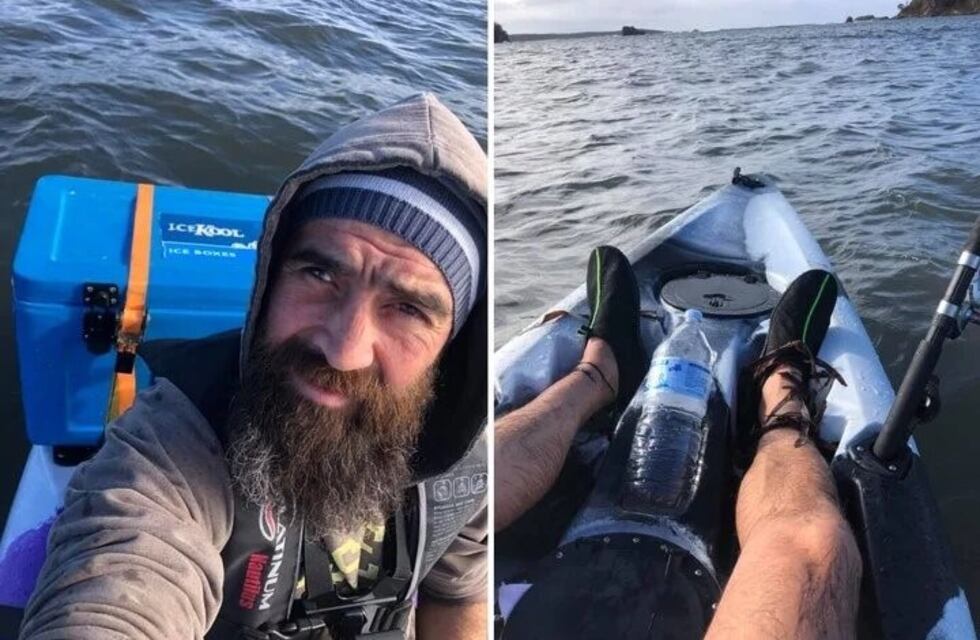 Un kayakista no pudo contra la corriente y transmitió los últimos minutos antes de ahogarse