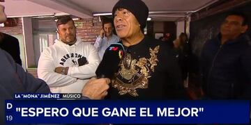 Votó La Mona Jiménez\u002E