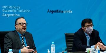 Matías Kulfas y Claudio Moroni\u002E (Twitter/@KulfasM)