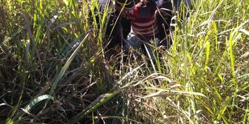 La mujer fue asistida por una patrulla policial que estaba rastrillando la zona\u002E
