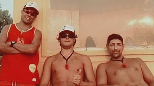 Los tres salvaron a un joven de morir ahogado