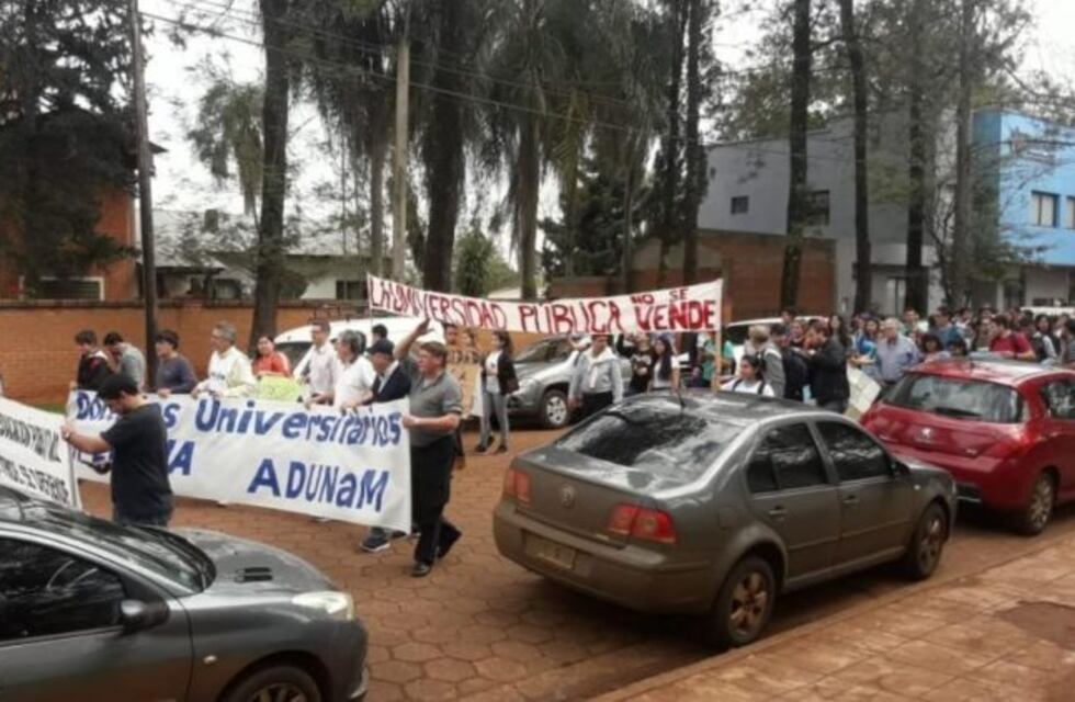 Eldorado: nueva protesta por el estado presupuestario de la Universidad de Misiones