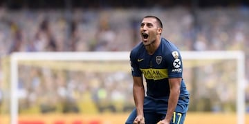 Hombre gol\u002E Ramón Ábila no falla, es el goleador de Boca en la Libertadores y pudo contra Armani en la megafinal\u002E