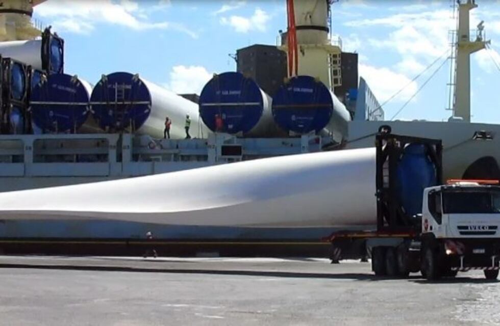 Comienza un importante operativo para trasladar los aerogeneradores: La ruta 88 estará cortada completamente