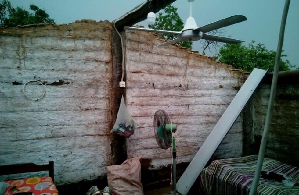 Riacho He Hé: tormenta de granizo destruyó casas y plantaciones