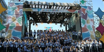 Integrantes del equipo olímpico de Argentina que competirá en los Juegos Olímpicos de la Juventud Buenos Aires 2018
