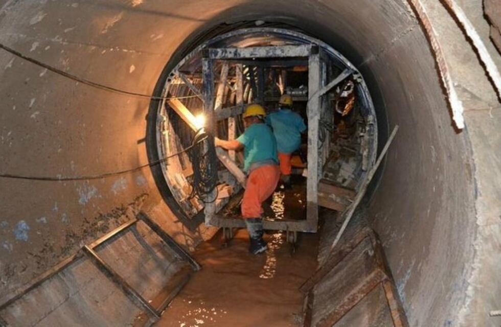 La obra de desagüe de calle Alcorta está en su último tramo de ejecución