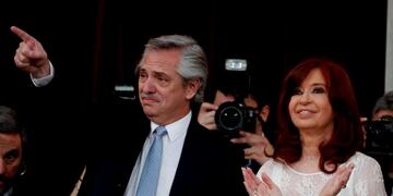 Alberto Fernandez y Cristina Kirchner. (AP)