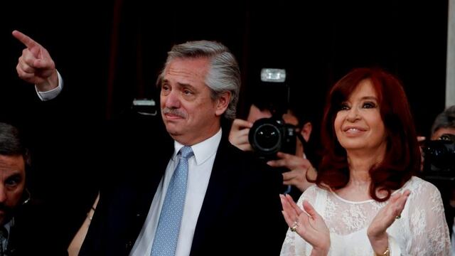 Alberto Fernández dijo que su relación con Cristina Kirchner "está perfecta". (AP)