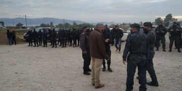 El jefe de Policía, Guillermo Corro, encabeza el operativo en Palpalá\u002E