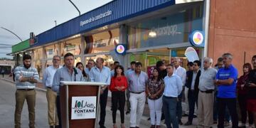 Domingo Peppo en los festejos por el aniversario de Fontana\u002E (Foto: Diario Chaco)