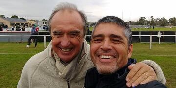 El santafesino de 56 años conoció a Hugo Porta en el predio de Las Delicias\u002E (Facebook)