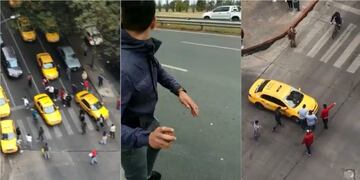 Taxistas agreden a otros trabajadores\u002E