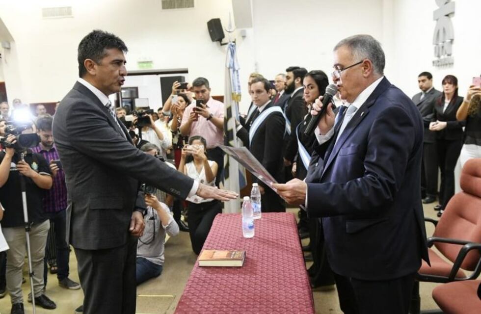 Jaldo estuvo presente en la asunción del decano de la UTN