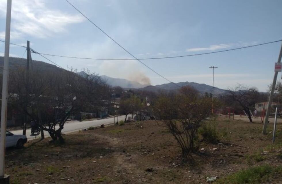Rumy: reinicia foco de incendio.