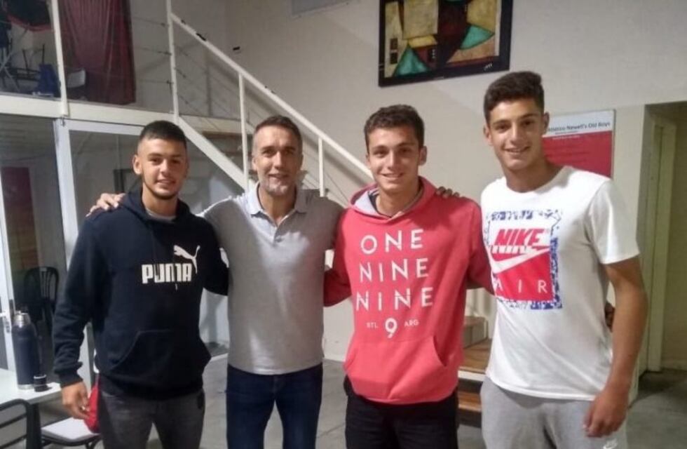 Gabriel Batistuta recorrió la pensión de las inferiores de Newell's