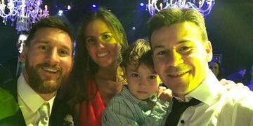 El rufinense fue uno de los invitados a la boda de la \