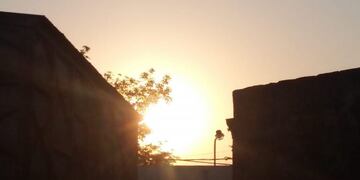 A las 7, la temperatura es de 25° (Vía Rafaela)