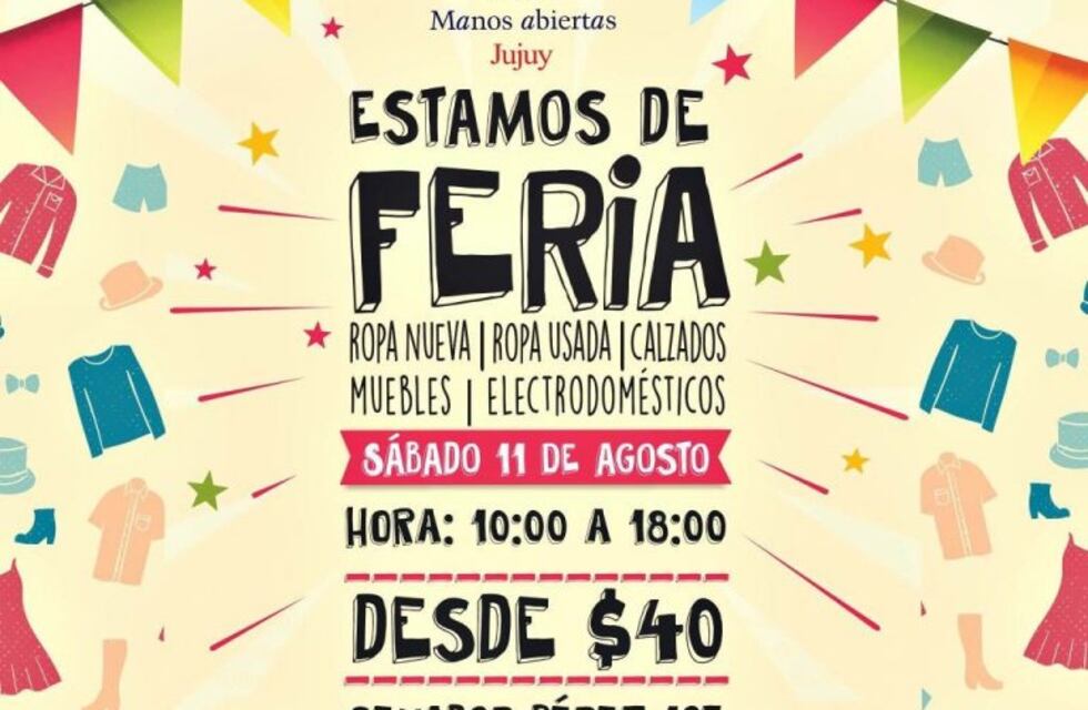 Este sábado feria solidaria
