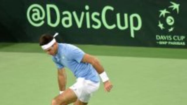 DYN005, ZAGREB, 27/11/16, JUAN MARTIN DEL POTRO SE ENFRENTAN EN EL CUARTO PUNTO DE LA FINAL DE LA COPA DAVIS, QUE SE DISPUTA EN EL  ESTADIO ARENA ZAGREB.rnFOTO: DYN/PABLO AHARONIAN/ENVIADO ESPECIAL. zagreb croacia juan martin del potro campeonato torneo c