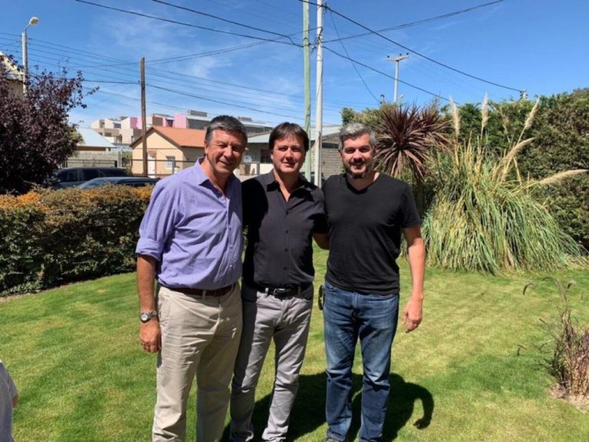 Marcos Peña visitó Rada Tilly y mantuvo reuniones con Menna y Juncos