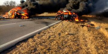 Hecho trágico sucedió ayer a las 9:15 de la mañana, entre los Km\u002E N° 992 y 993, de la ruta nacional N° 157, de la localidad de San Antonio, departamento La Paz\u002E