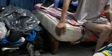 Luciano Lima estaba en estado de abandono en su casa del barrio El Lince, en San Luis\u002E