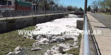 Granizo Huinca Renancu00f3, feroz tormenta con vIentos huracanados en la madrugada del domingo