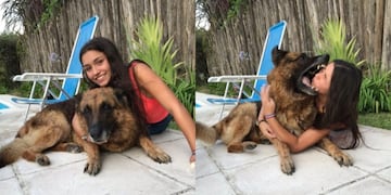 Quiso sacarse una foto con su perro 'Kenai' pero terminó con la cara destrozada