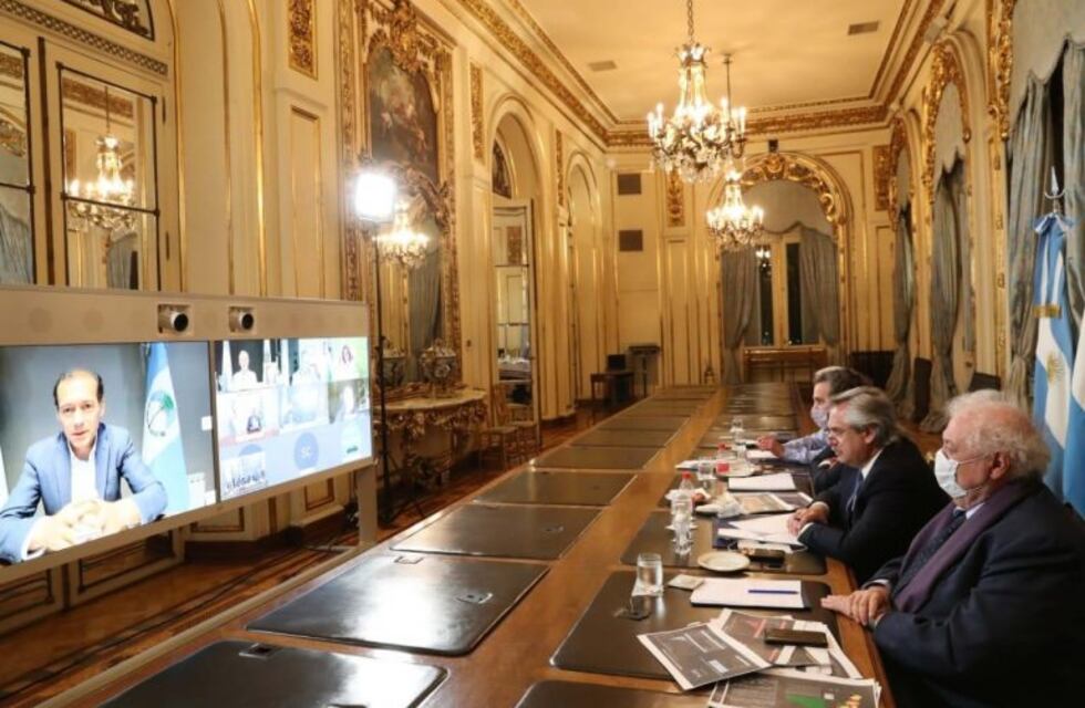 Alberto Fernández se reunió con gobernadores para definir la nueva fase de la cuarentena