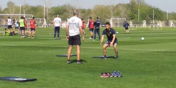 José Mauri ya entrenó con Talleres\u002E