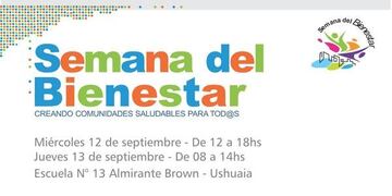 Semana del Bienestar, en Tierra del Fuego