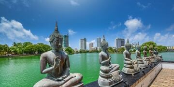 Estatuas en Sri Lanka