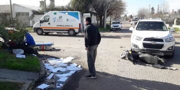 Dos accidentes simultáneos (Vía Santa Rosa)