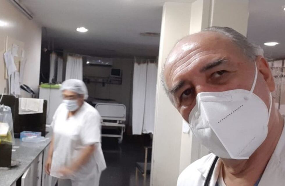 Un médico de Orán venció al coronavirus y regresó para atender pacientes en la guardia del hospital
