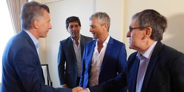 Macri con autoridades pampeanas (Gobierno de La Pampa)