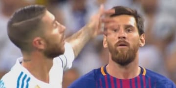 Lionel Messi se acordó de un familiar de Sergio Ramos por su feo gesto en cancha\u002E