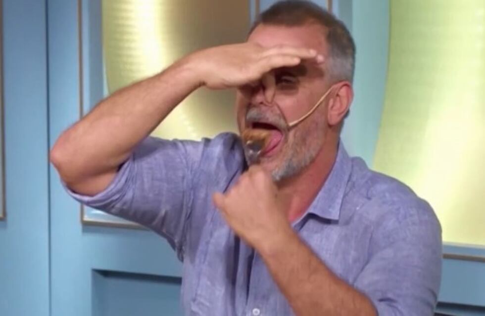"El gran premio de la cocina": Christian Petersen se tapó la nariz para probar un plato
